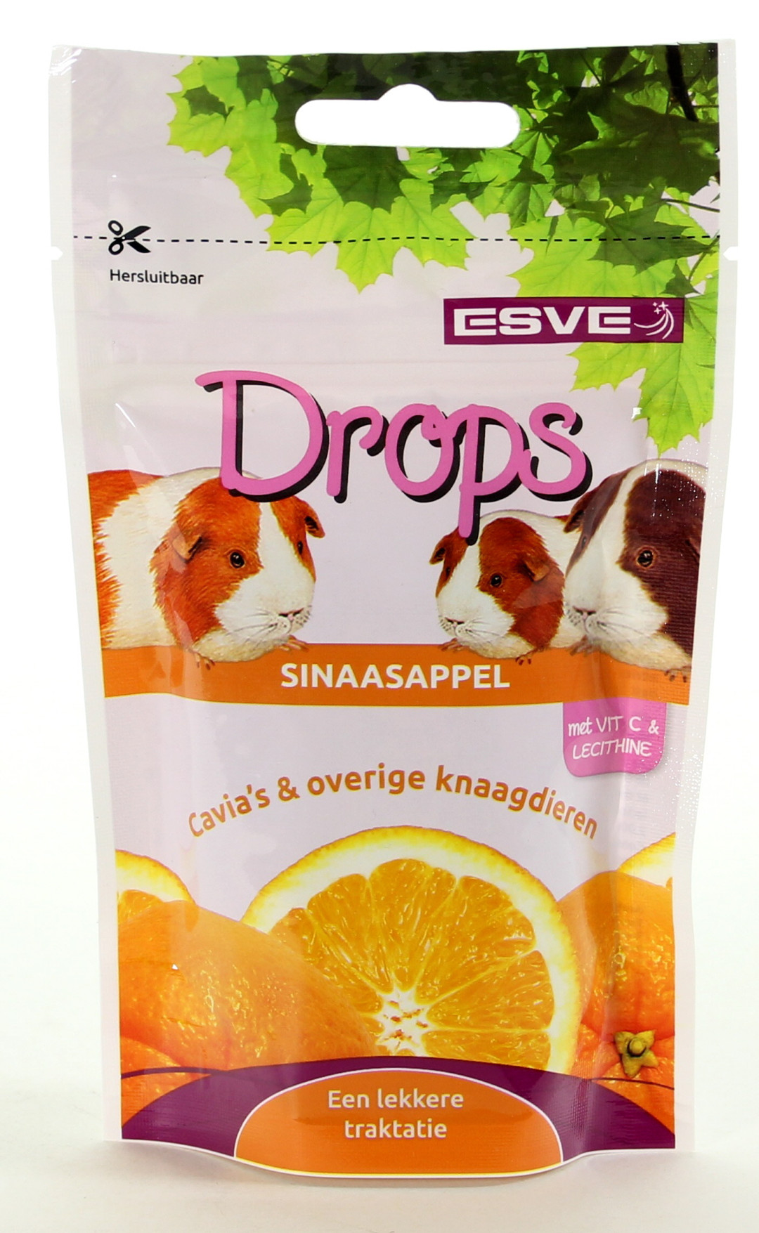 ESVE Knaagdier Drops Sinaasappel 75 gr
